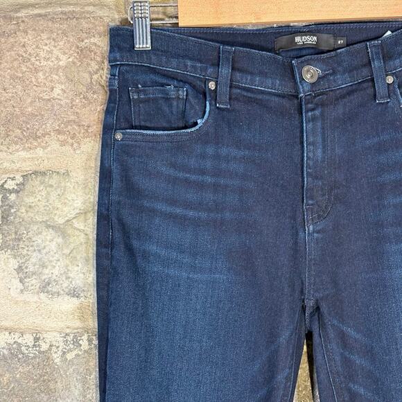 Hudson Jeans Lana Boyfriend Baby Tonight DYDBBT1212 Dark Wash Jeans Woman's 27 - Picture 4 of 14